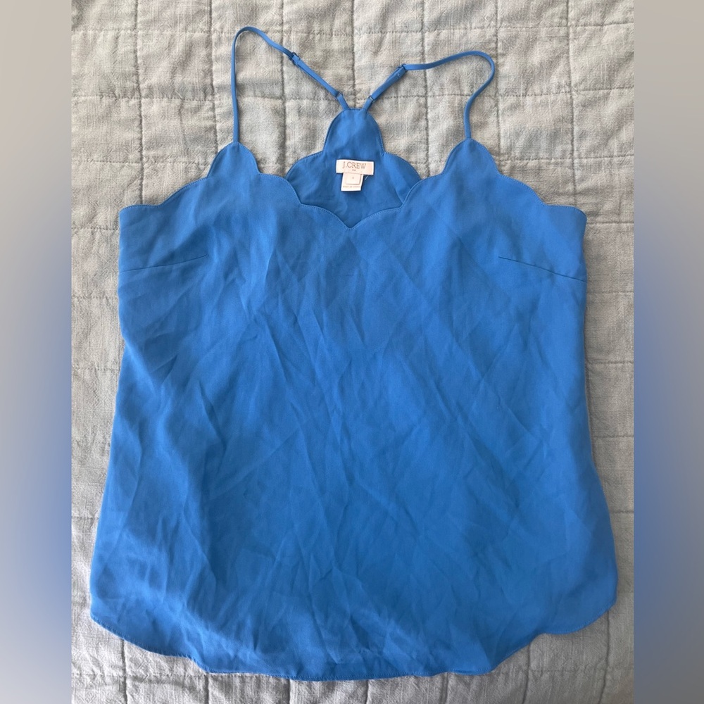 J. Crew Scalloped Tank